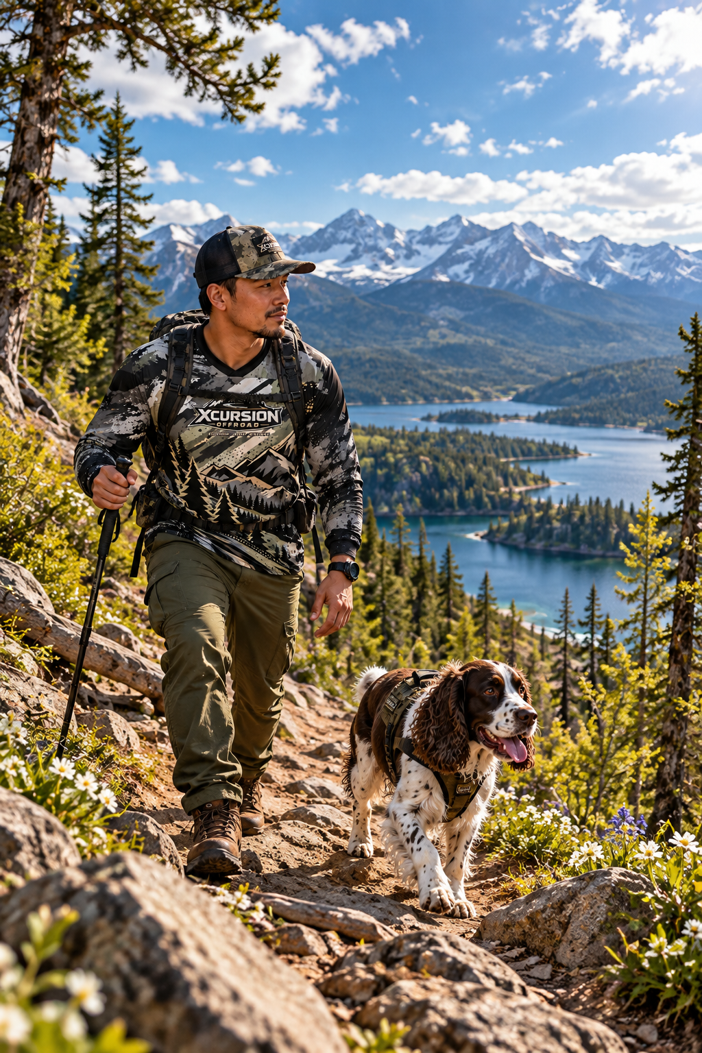 Alpine Camo Utility Backpack - Evergreen