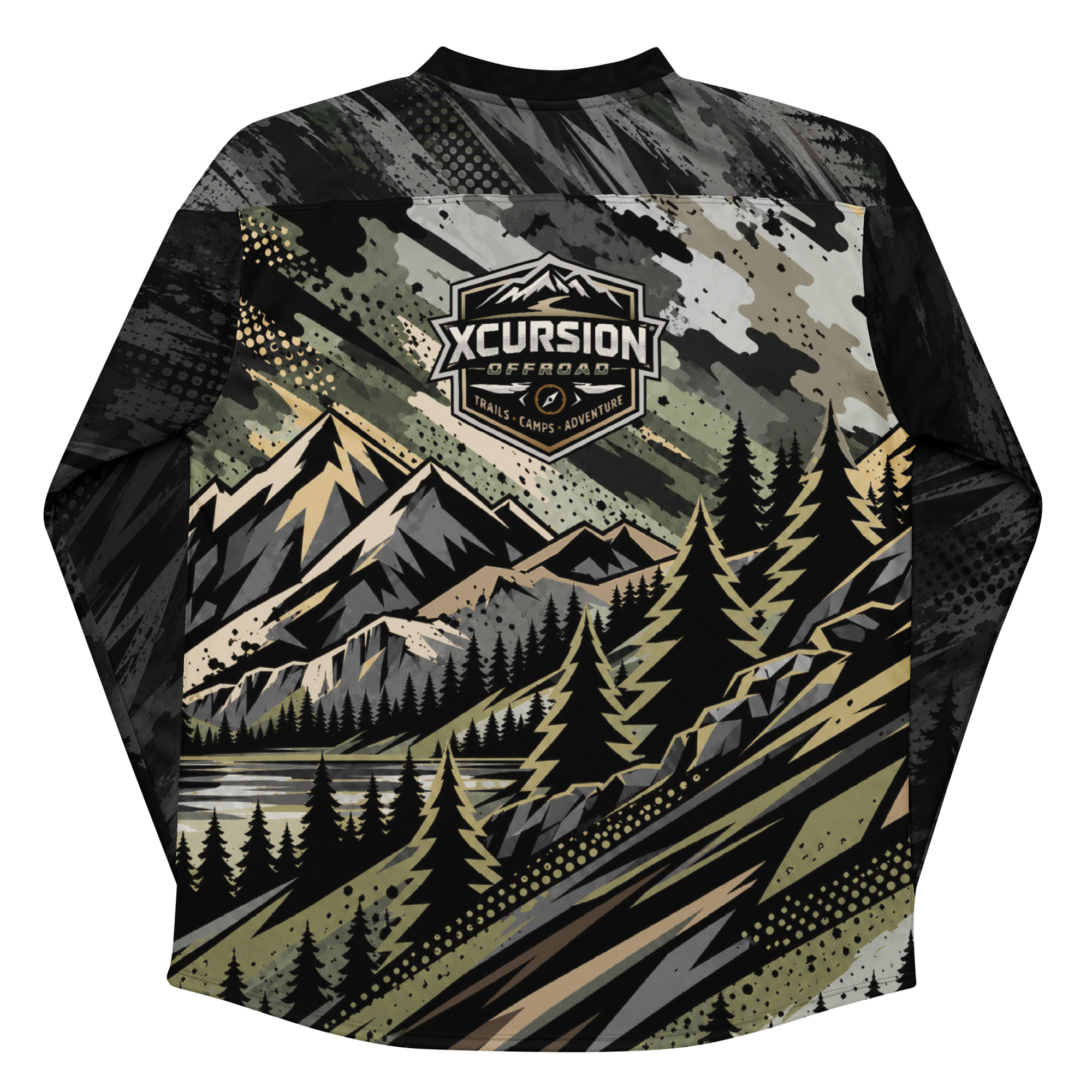 Alpine Camo Long Sleeve - Evergreen