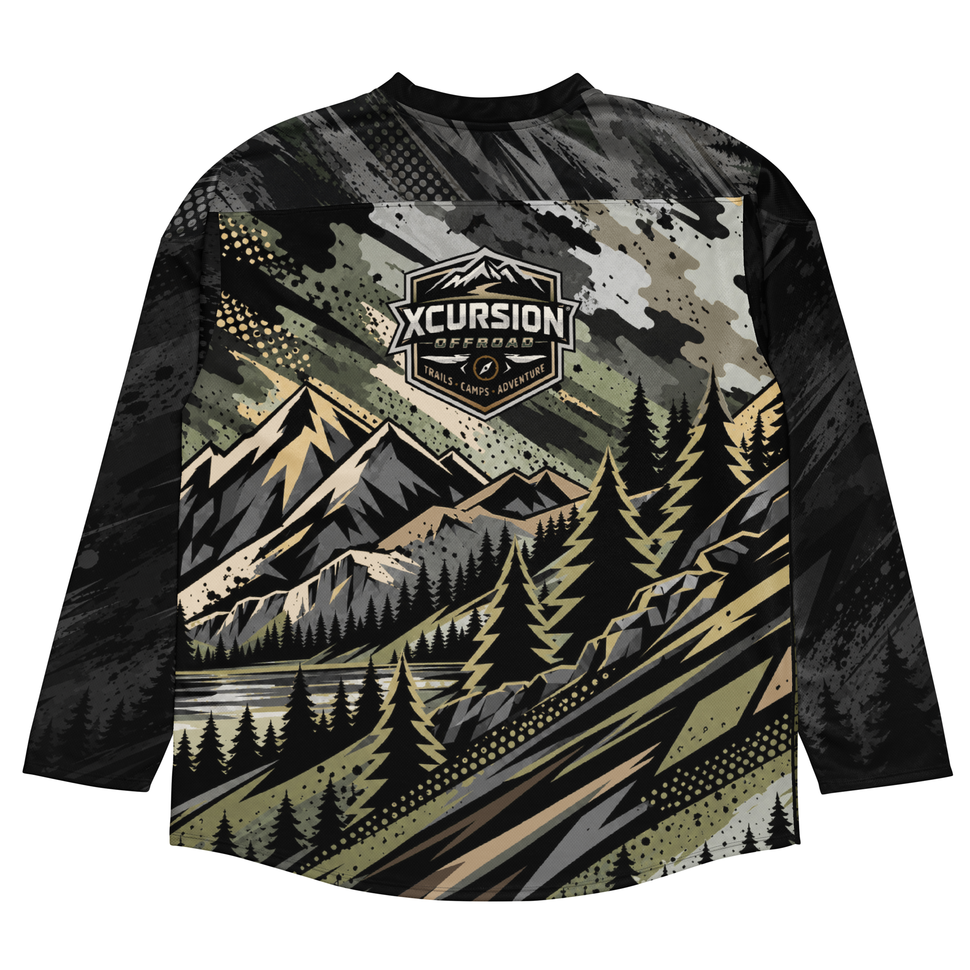 Alpine Camo Long Sleeve - Evergreen
