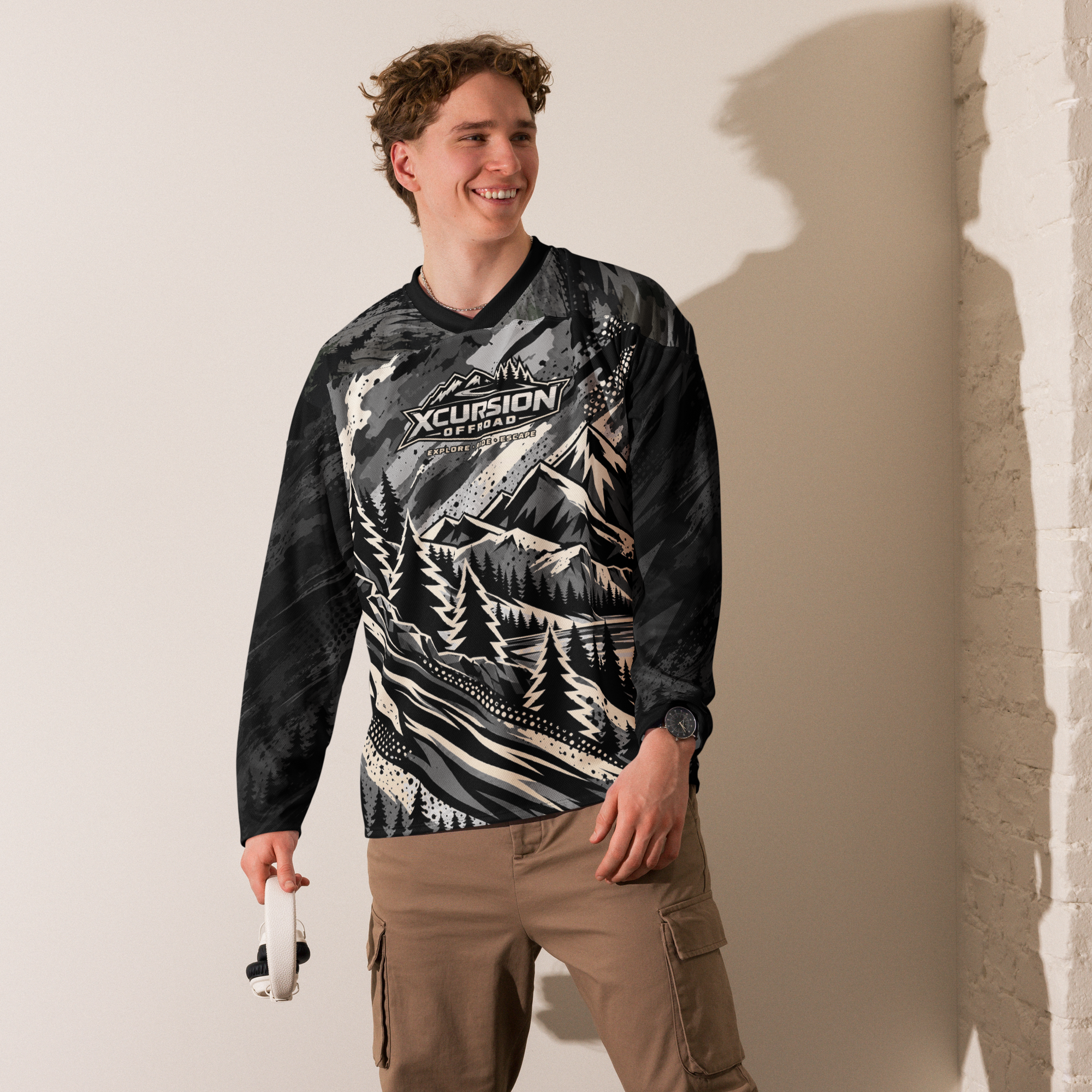 Alpine Camo Long Sleeve - Ivory