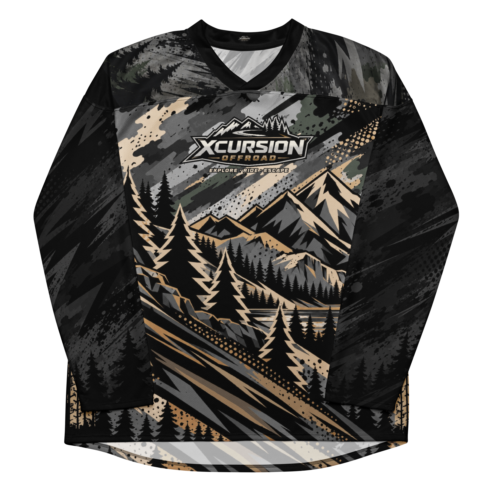 Alpine Camo Long Sleeve - Khaki