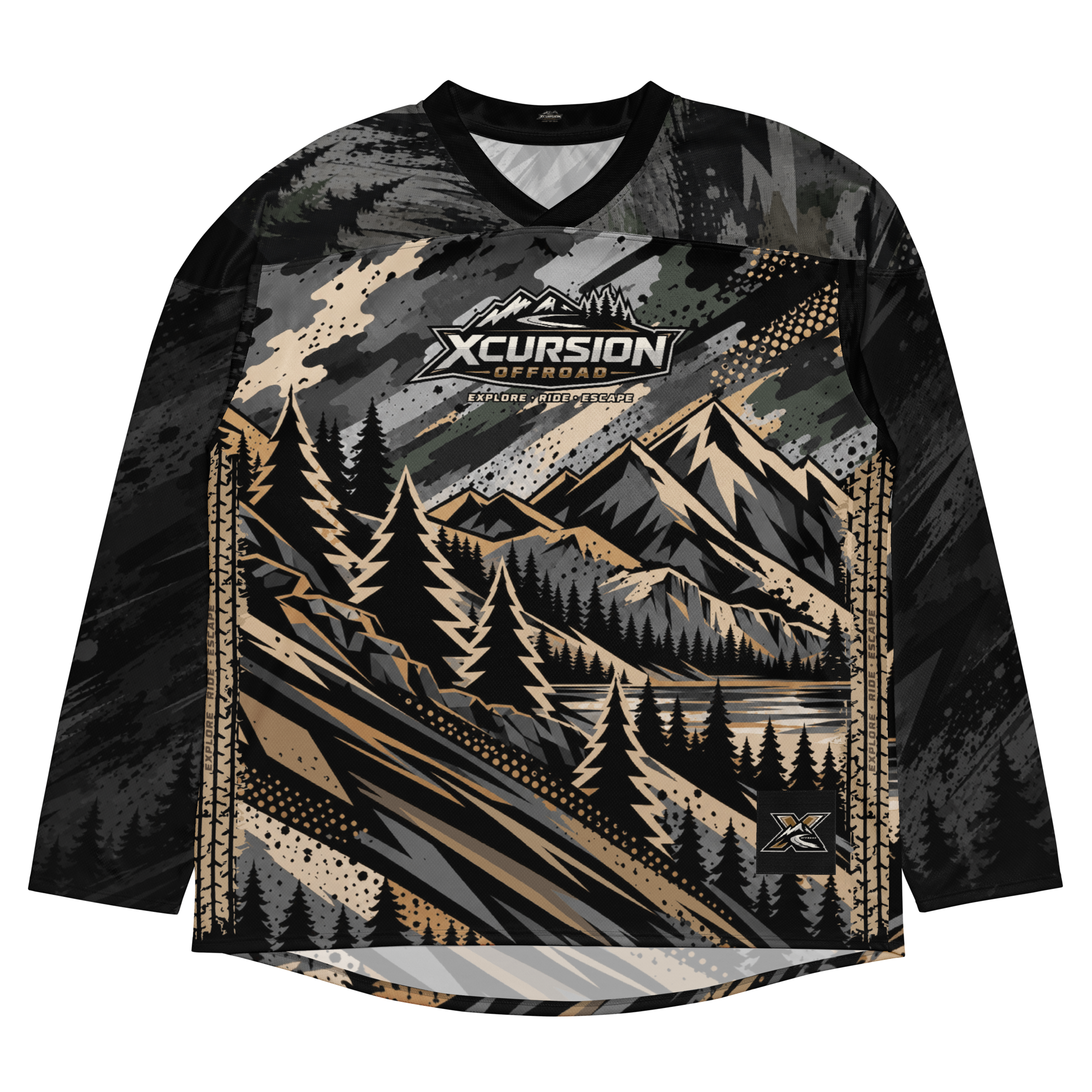 Alpine Camo Long Sleeve - Khaki