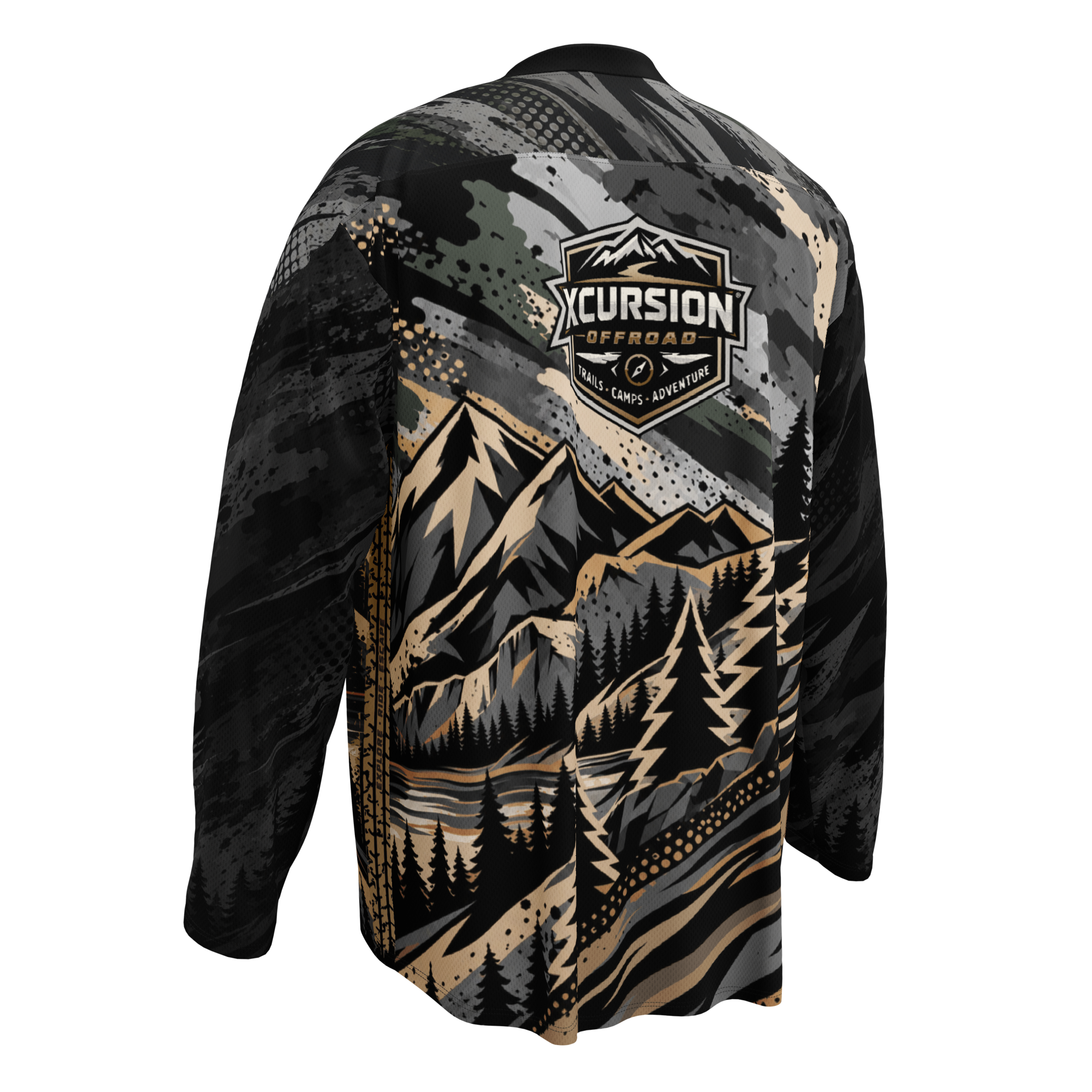 Alpine Camo Long Sleeve - Khaki