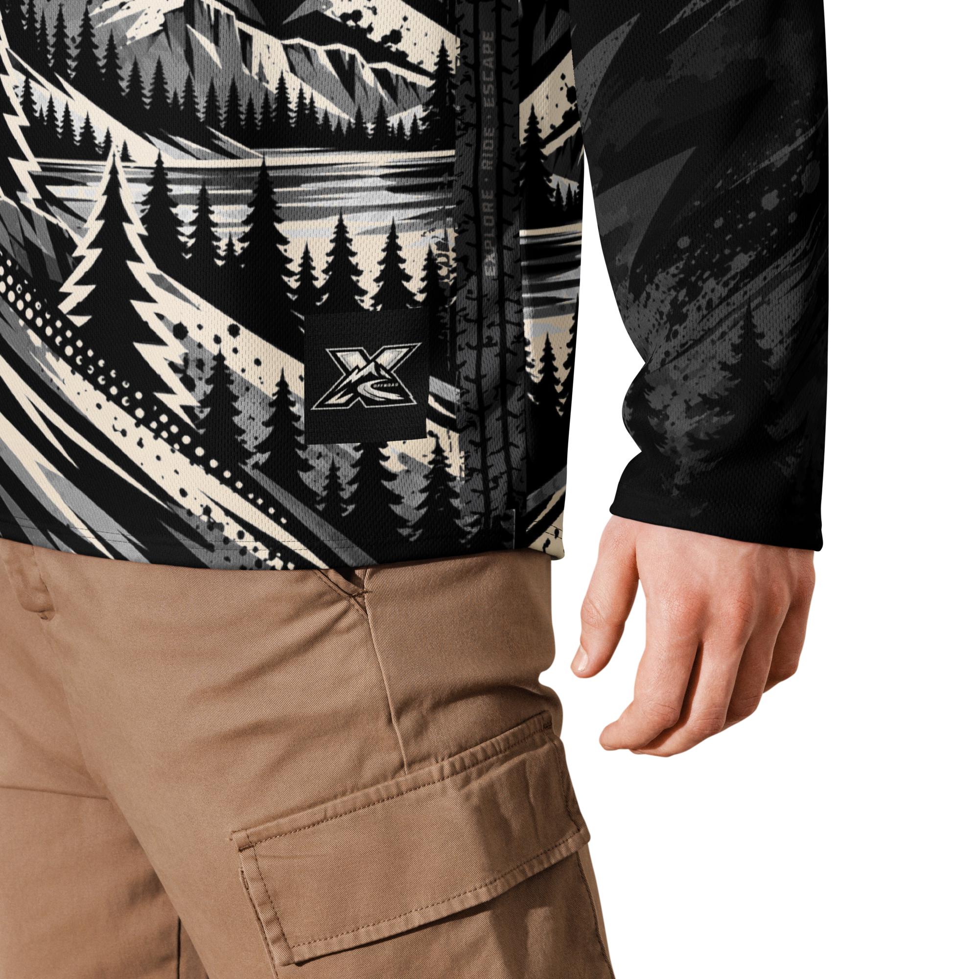 Alpine Camo Long Sleeve - Ivory