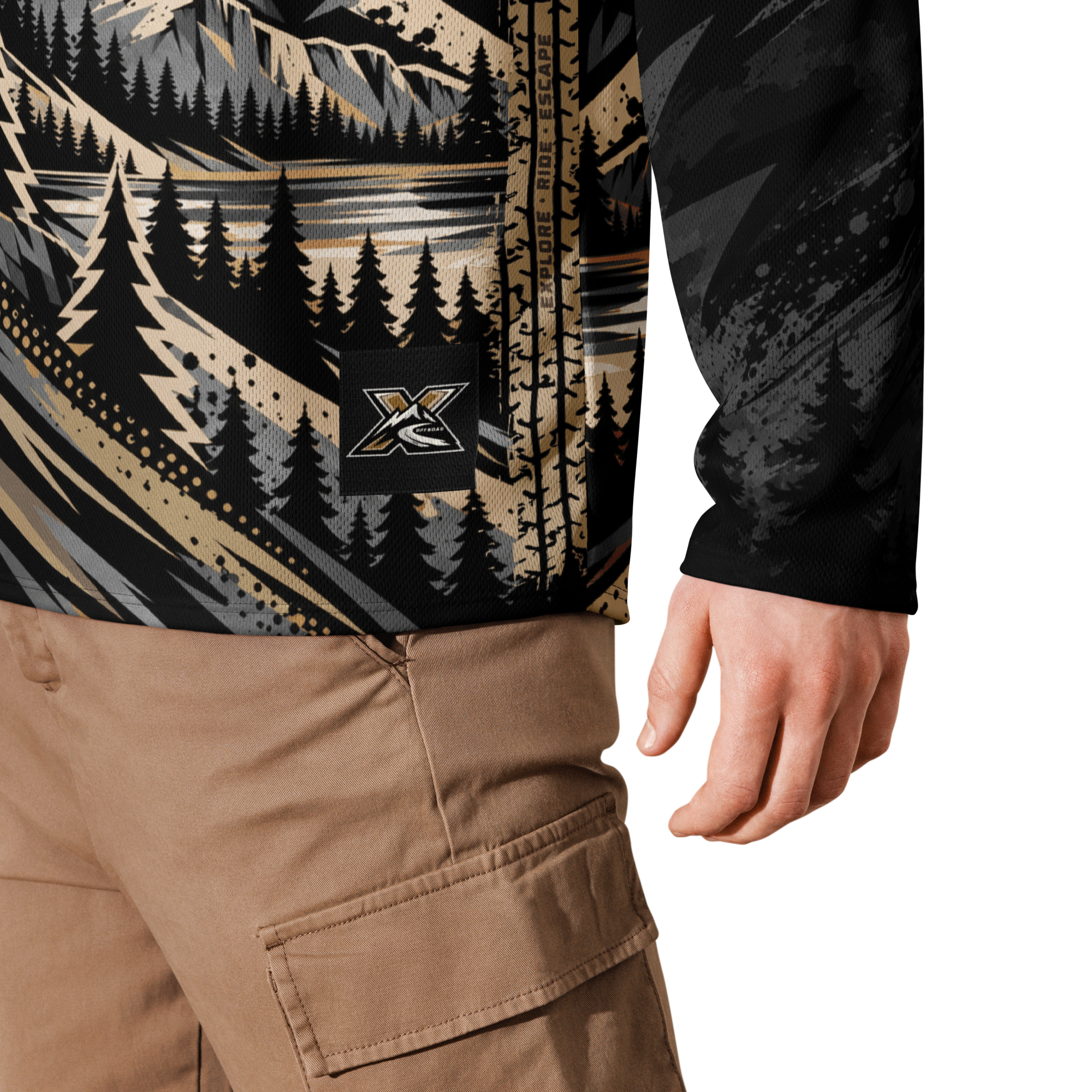 Alpine Camo Long Sleeve - Khaki