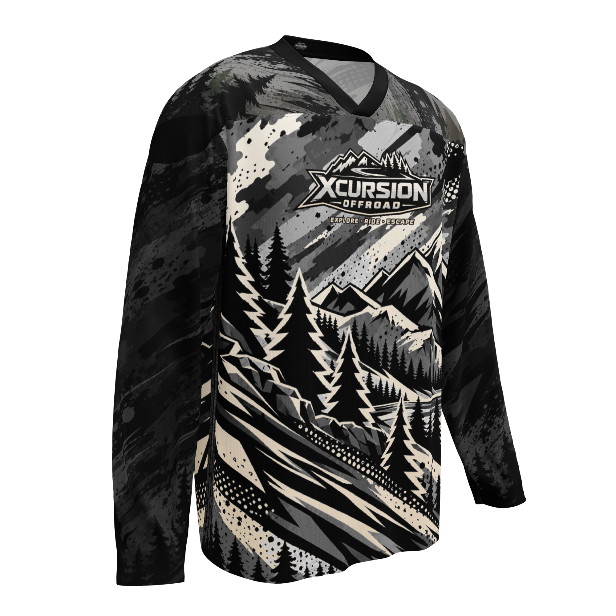 Alpine Camo Long Sleeve - Ivory