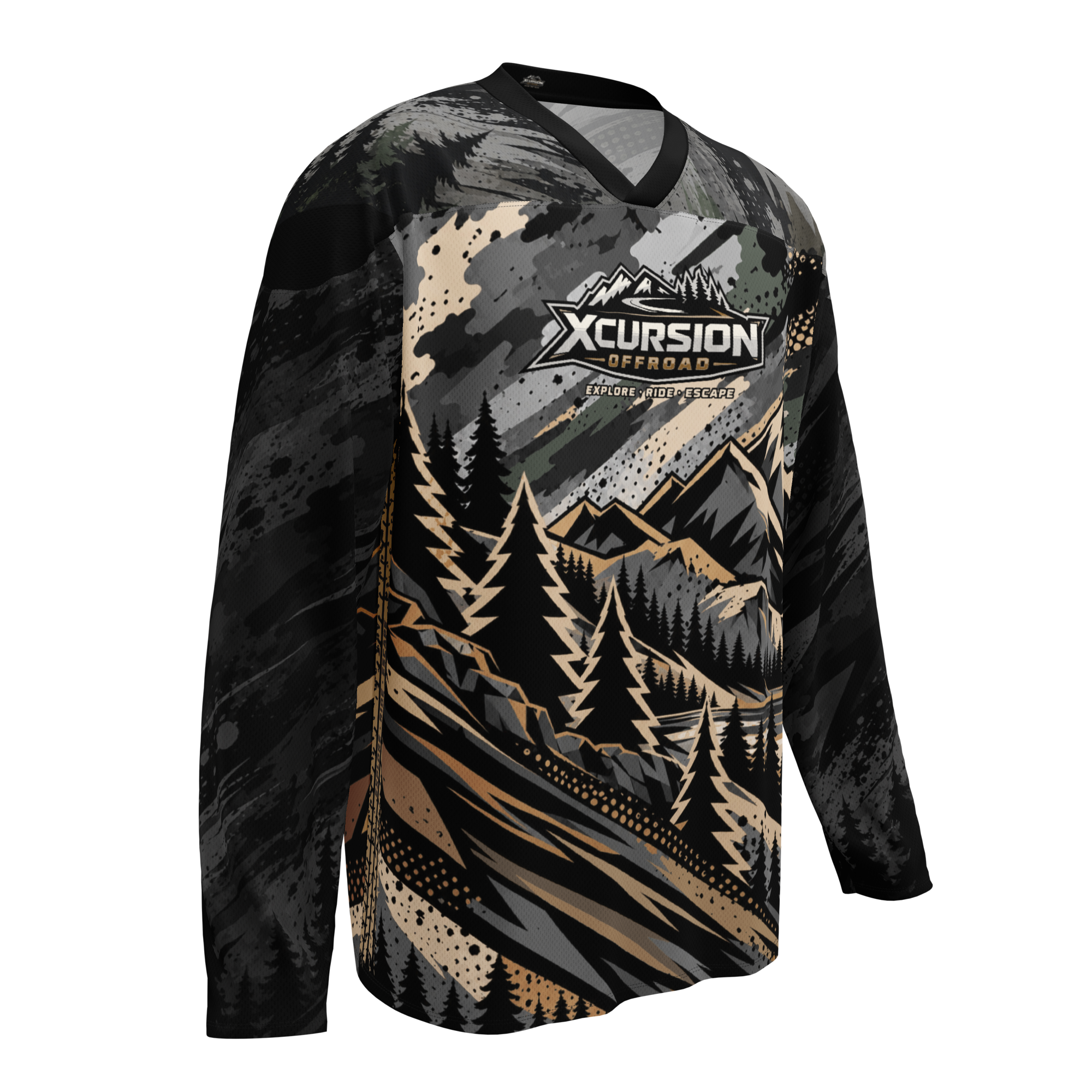 Alpine Camo Long Sleeve - Khaki